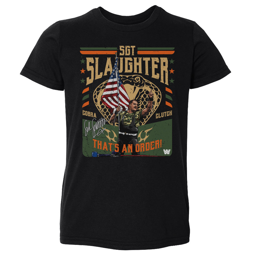 Sgt. Slaughter Kids Toddler T-Shirt | 500 LEVEL