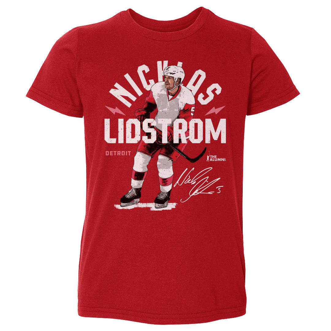 Nicklas Lidstrom Kids Toddler T-Shirt | 500 LEVEL