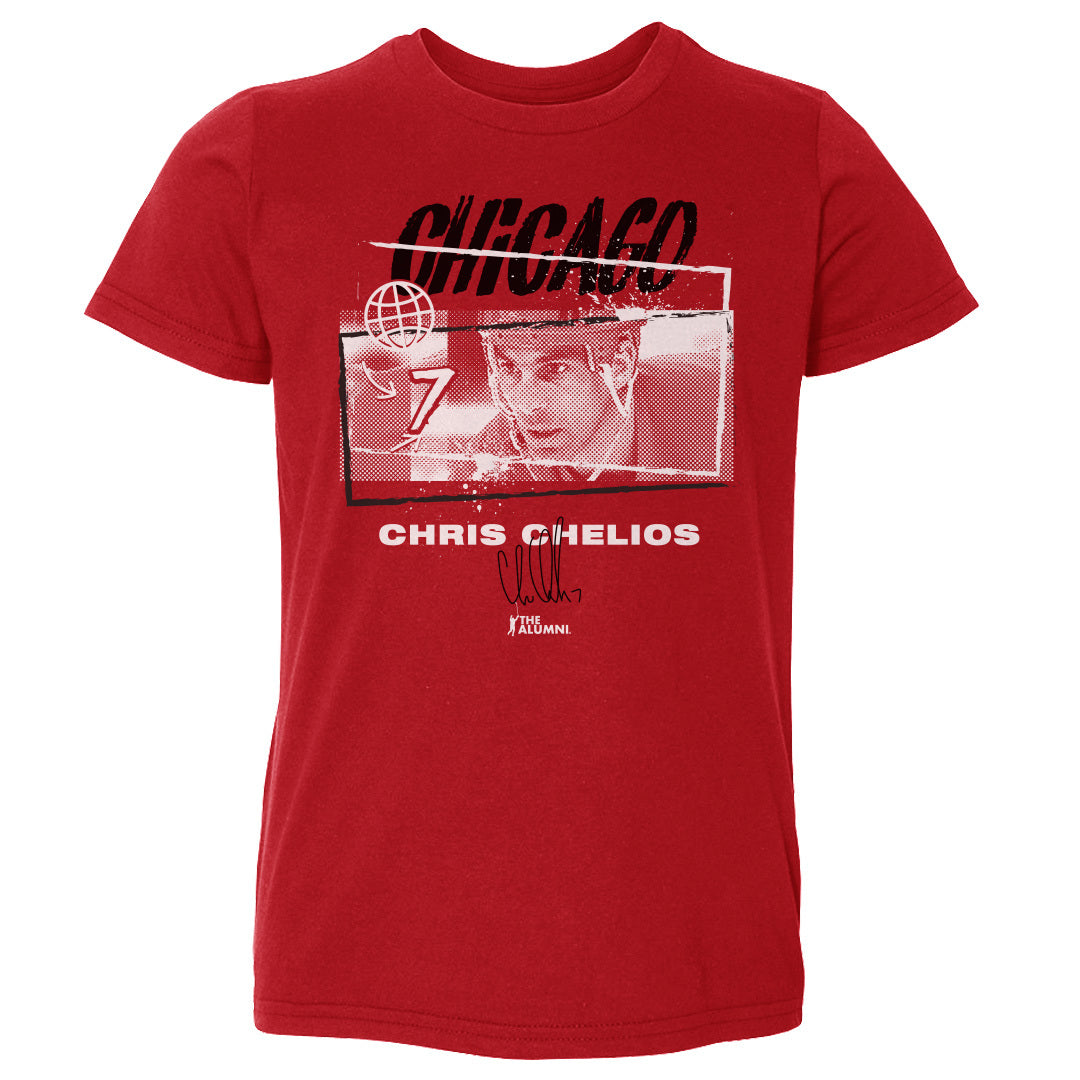 Chris Chelios Kids Toddler T-Shirt | 500 LEVEL
