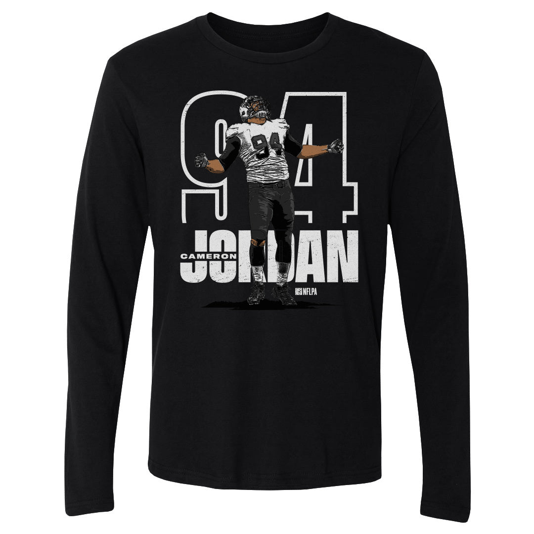 Cameron Jordan Men's Long Sleeve T-Shirt | 500 LEVEL