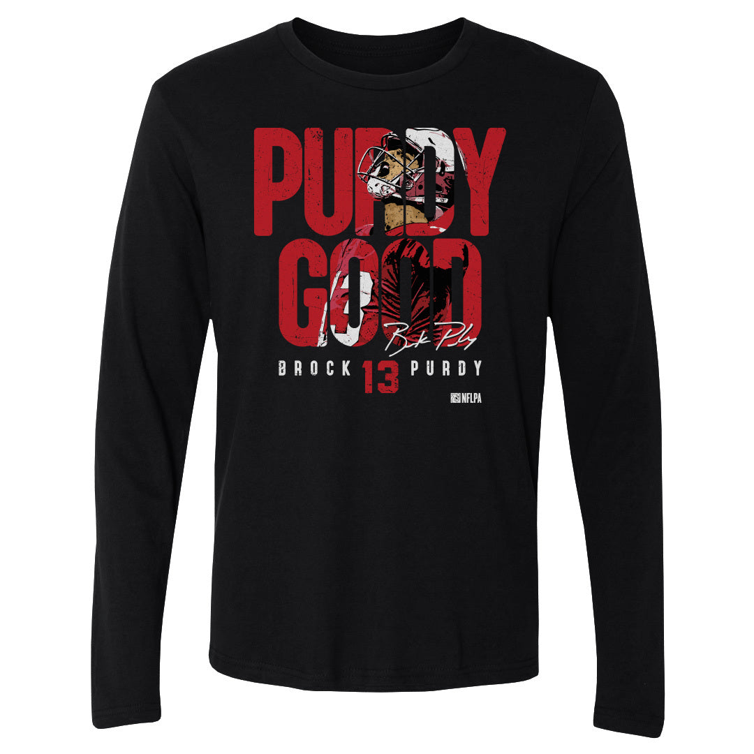 Brock Purdy Men's Long Sleeve T-Shirt | 500 LEVEL