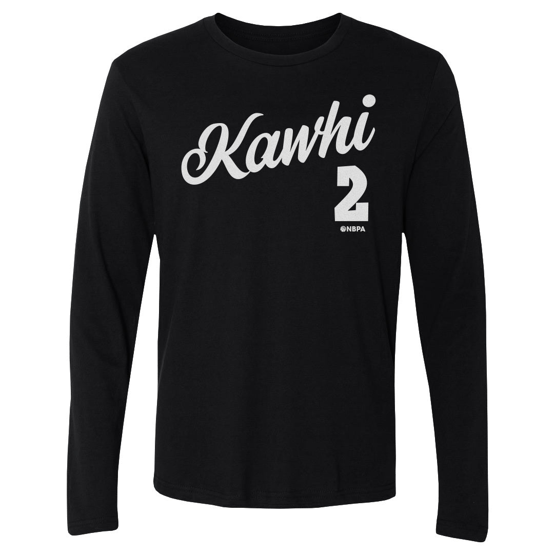 Kawhi Leonard Men's Long Sleeve T-Shirt | 500 LEVEL