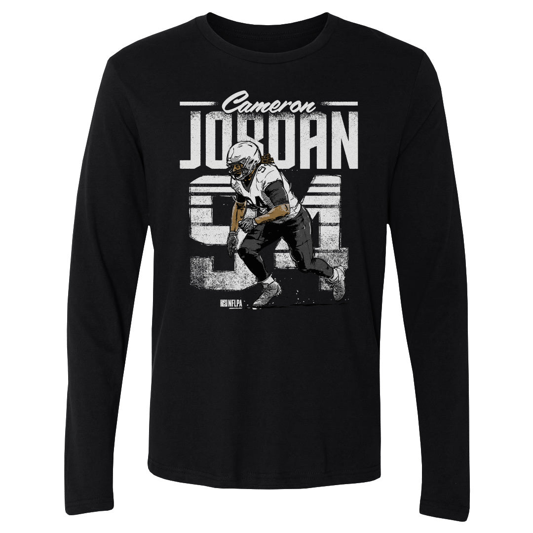 Cameron Jordan Men's Long Sleeve T-Shirt | 500 LEVEL