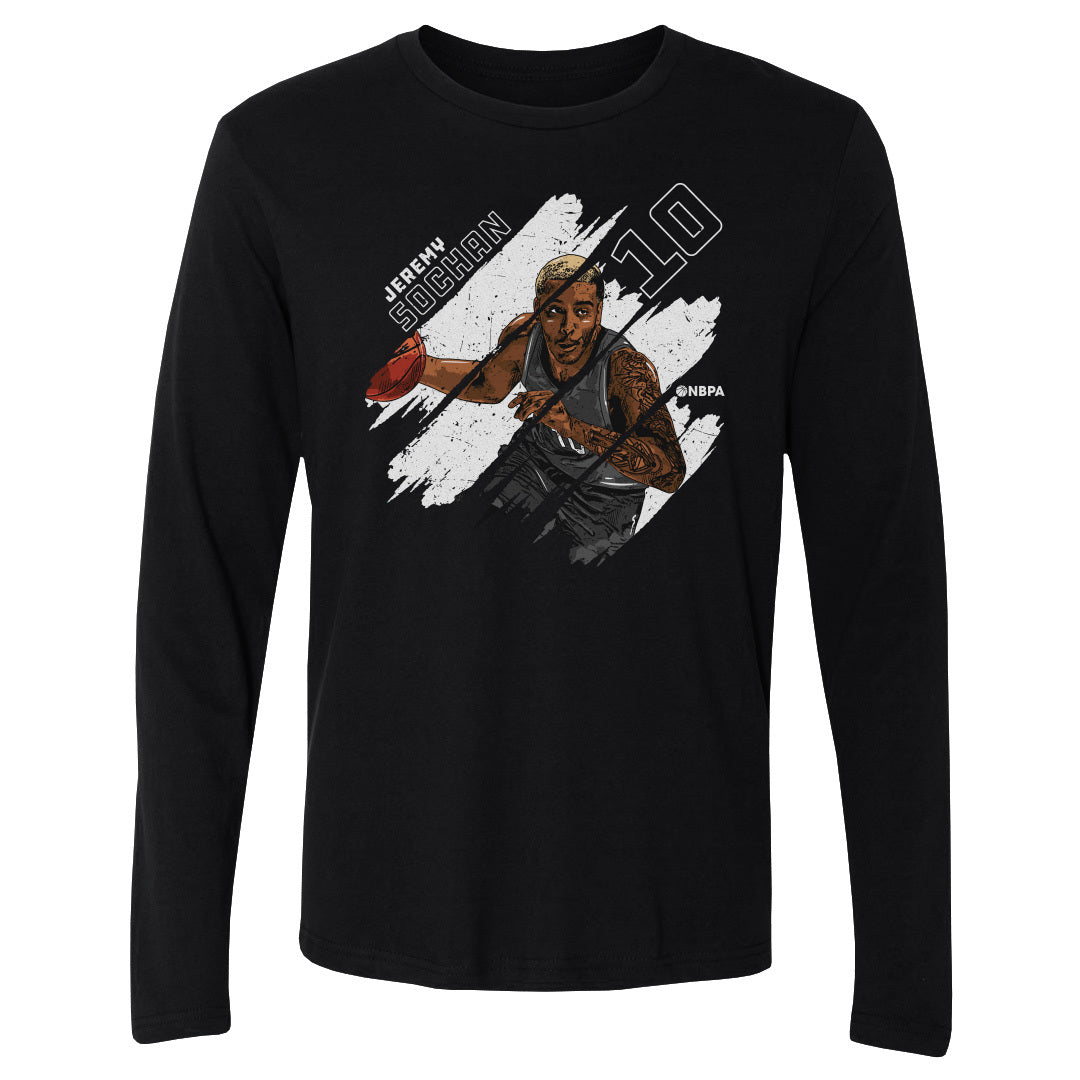 Jeremy Sochan Men's Long Sleeve T-Shirt | 500 LEVEL