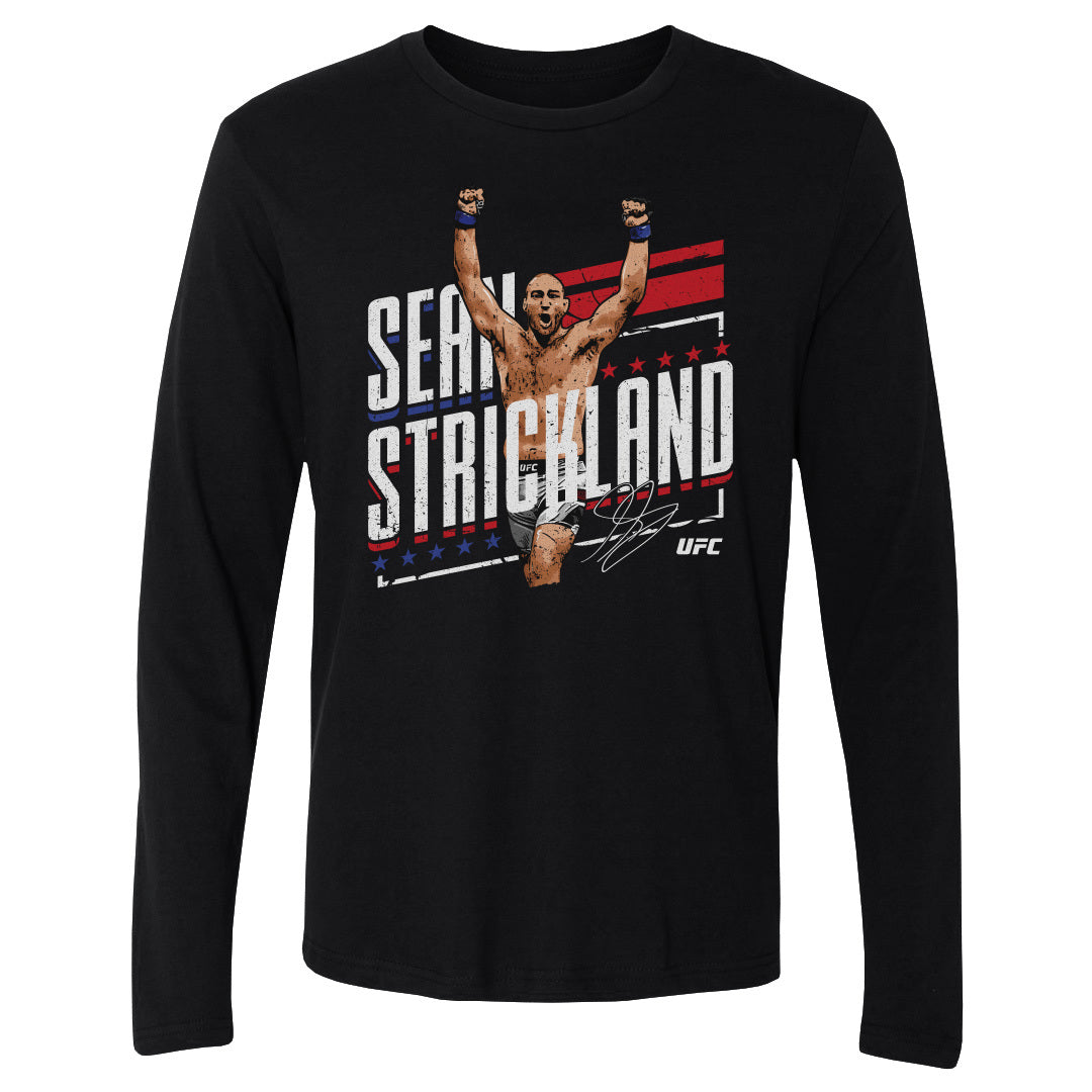Sean Strickland Men's Long Sleeve T-Shirt | 500 LEVEL