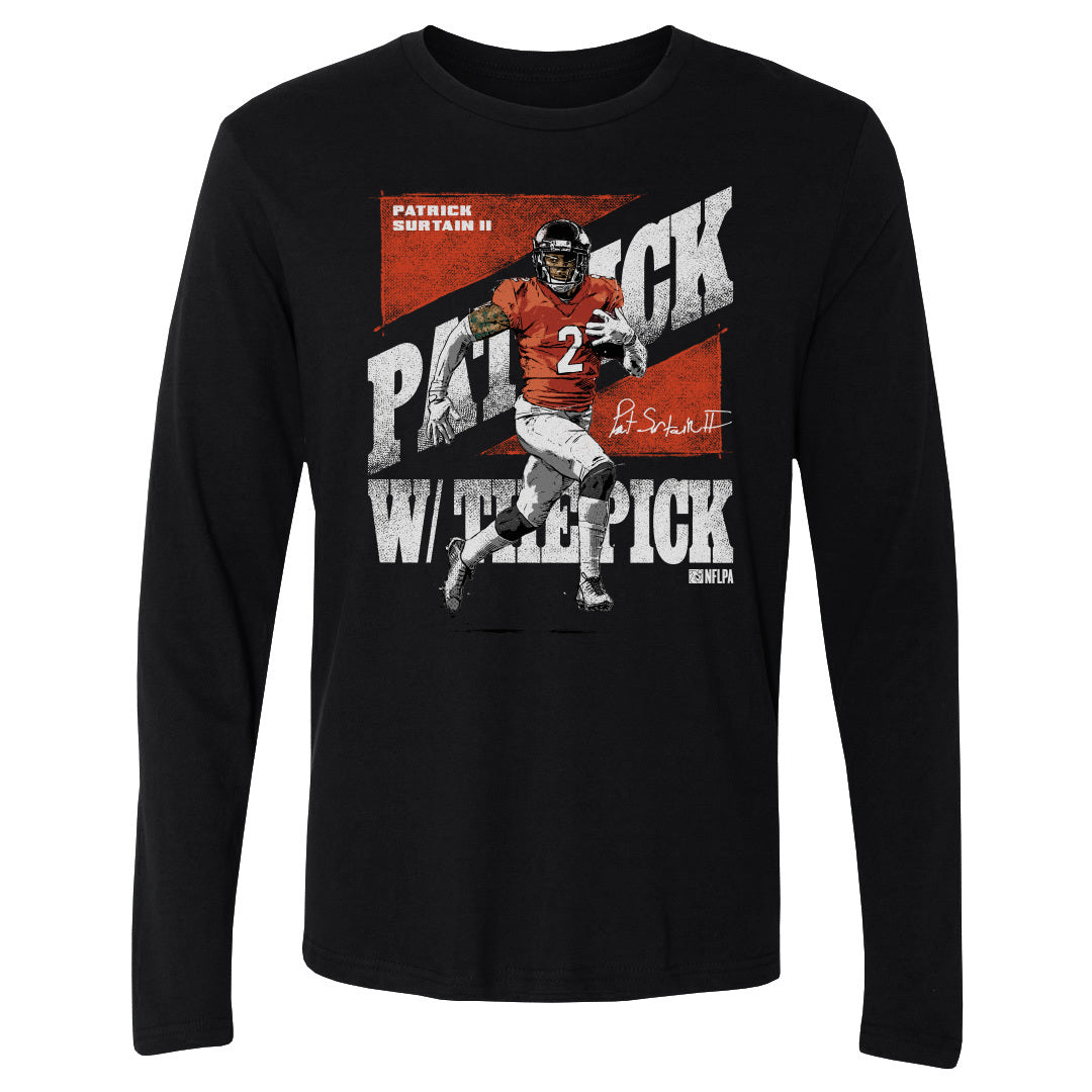 Patrick Surtain II Men's Long Sleeve T-Shirt | 500 LEVEL