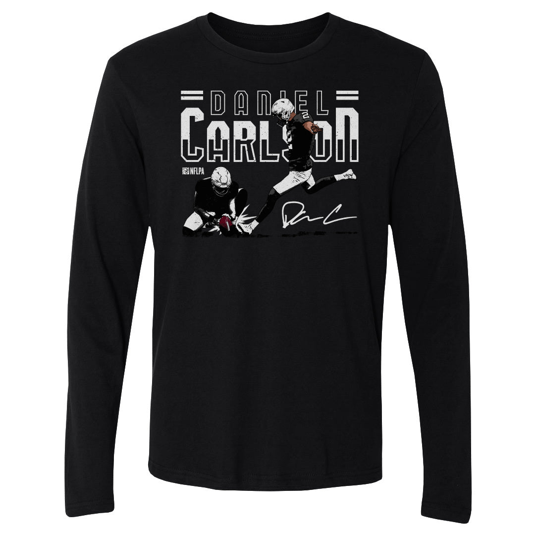 Daniel Carlson Men's Long Sleeve T-Shirt | 500 LEVEL