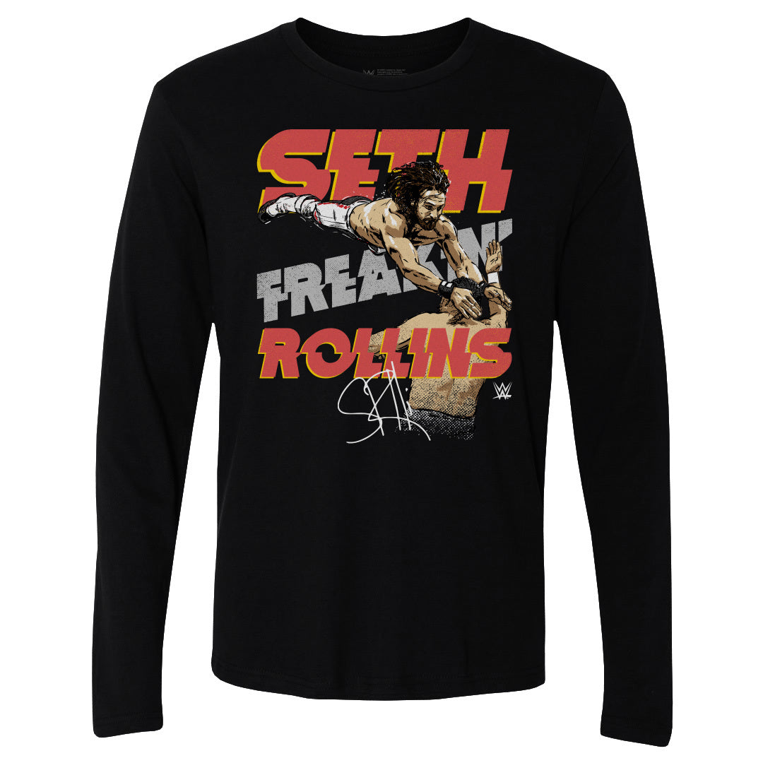 Seth Rollins Men's Long Sleeve T-Shirt | 500 LEVEL