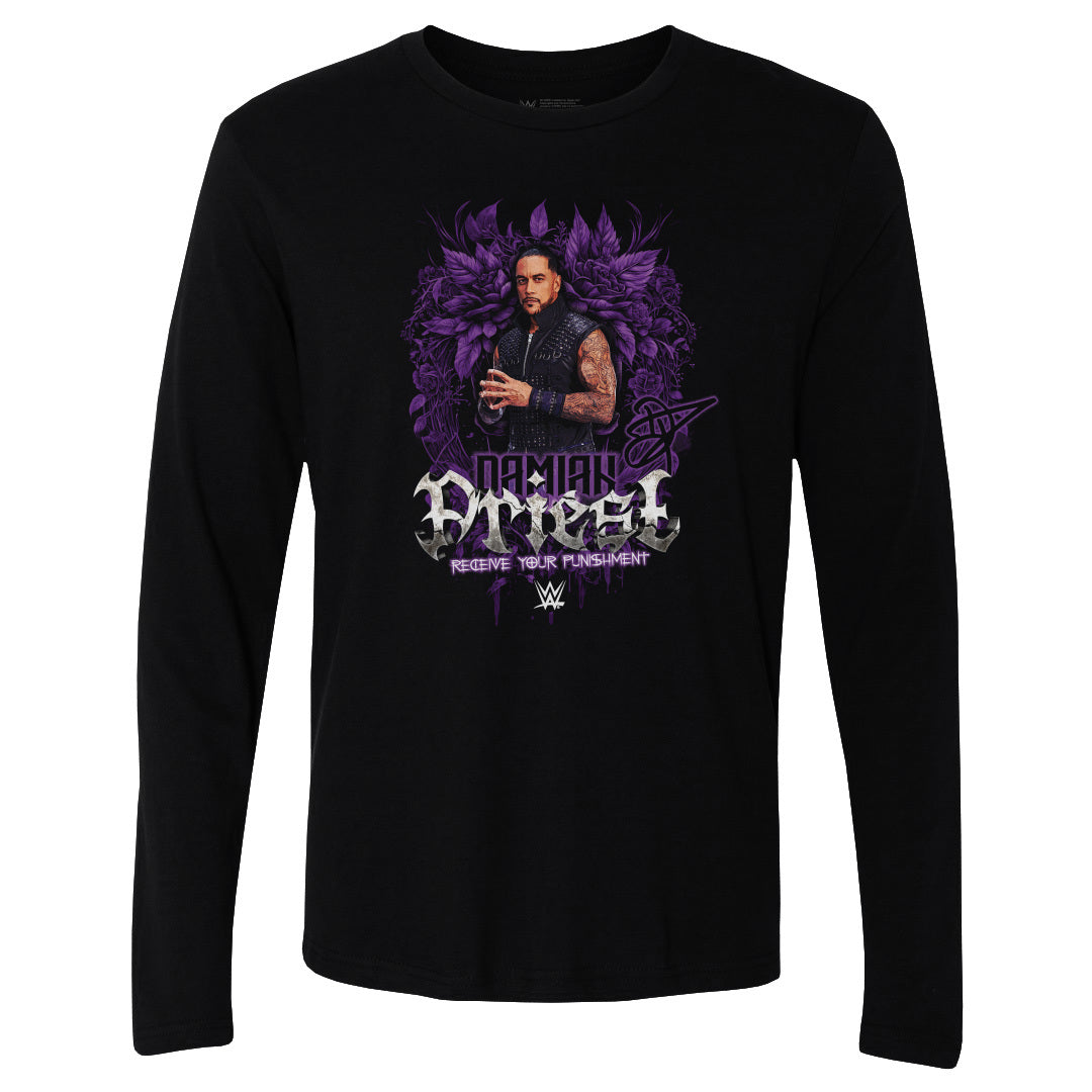 Damian Priest Men's Long Sleeve T-Shirt | 500 LEVEL