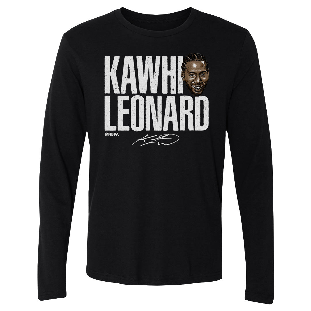 Kawhi Leonard Men's Long Sleeve T-Shirt | 500 LEVEL