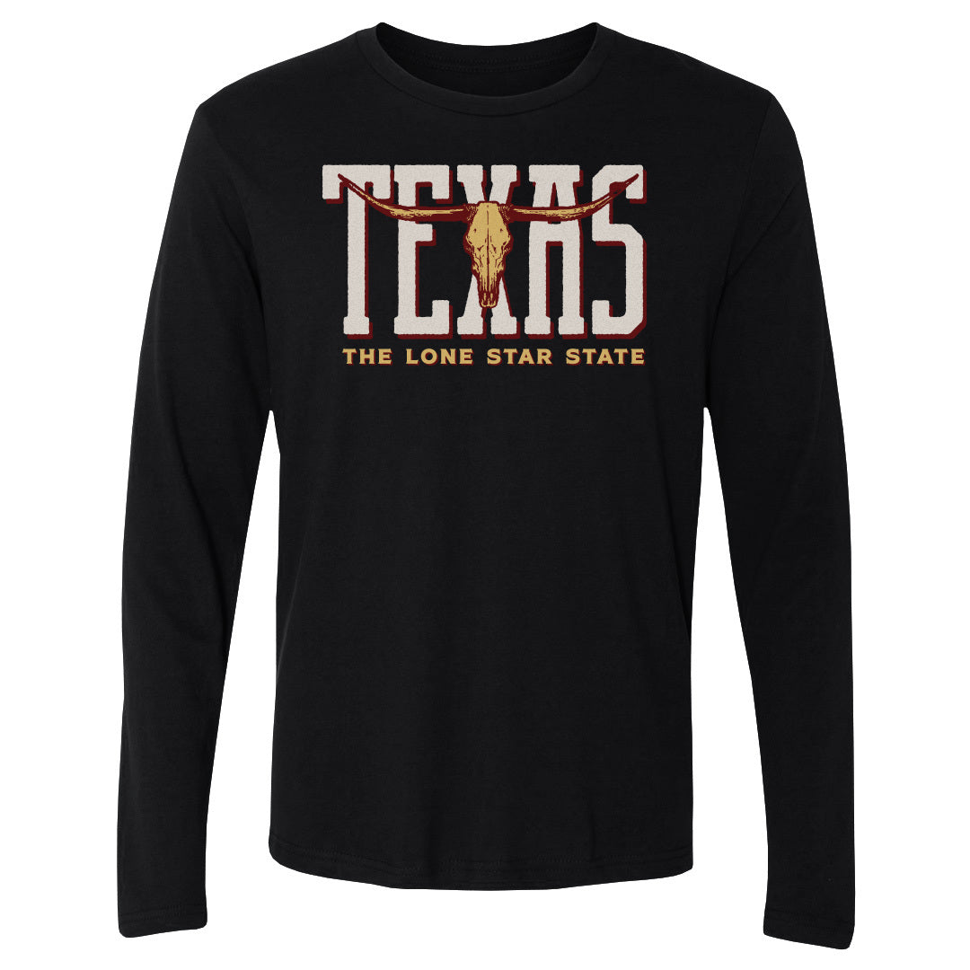 Texas Men's Long Sleeve T-Shirt | 500 LEVEL