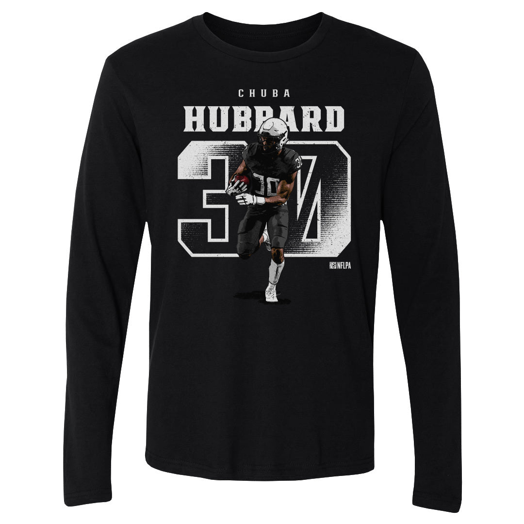 Chuba Hubbard Men's Long Sleeve T-Shirt | 500 LEVEL