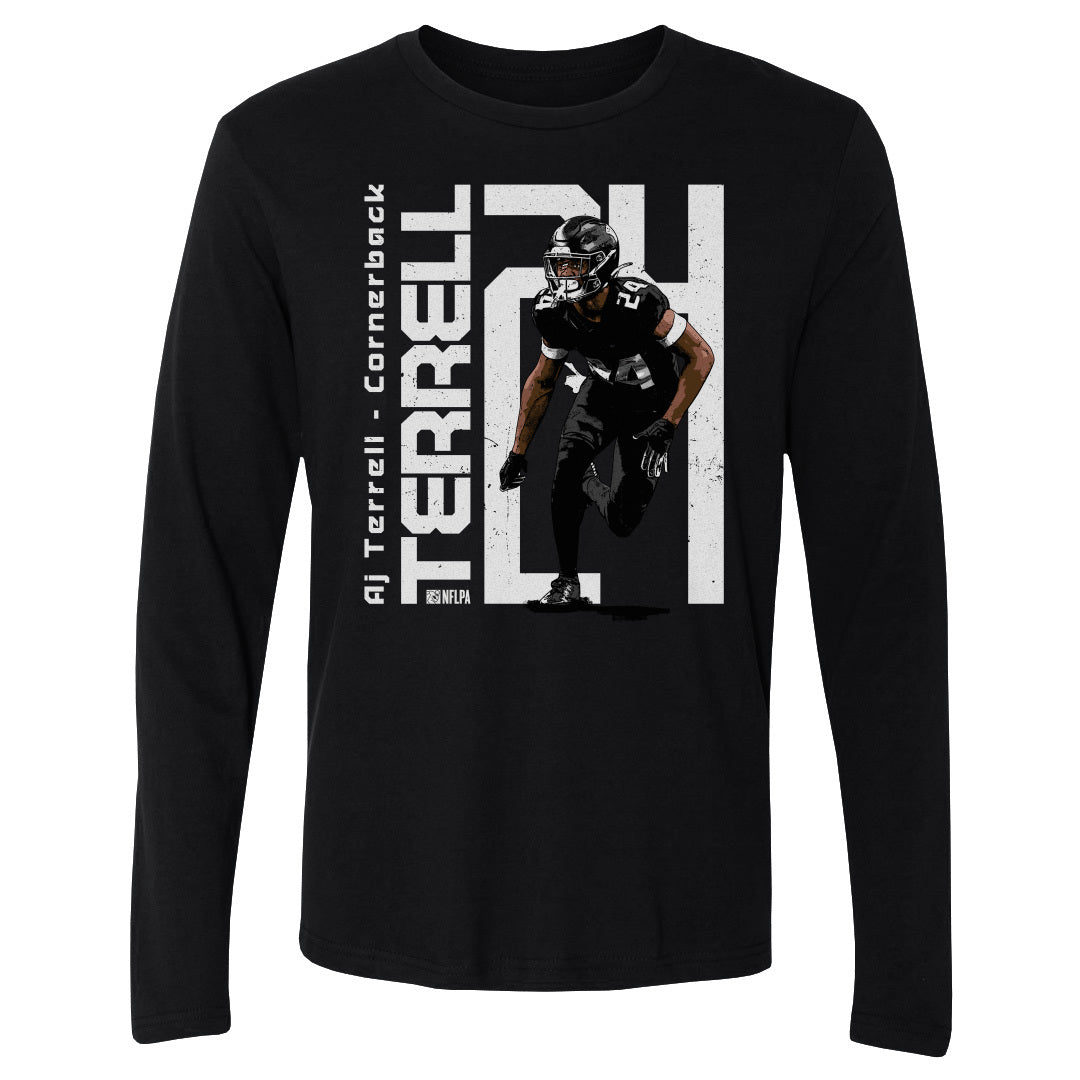 A.J. Terrell Men's Long Sleeve T-Shirt | 500 LEVEL