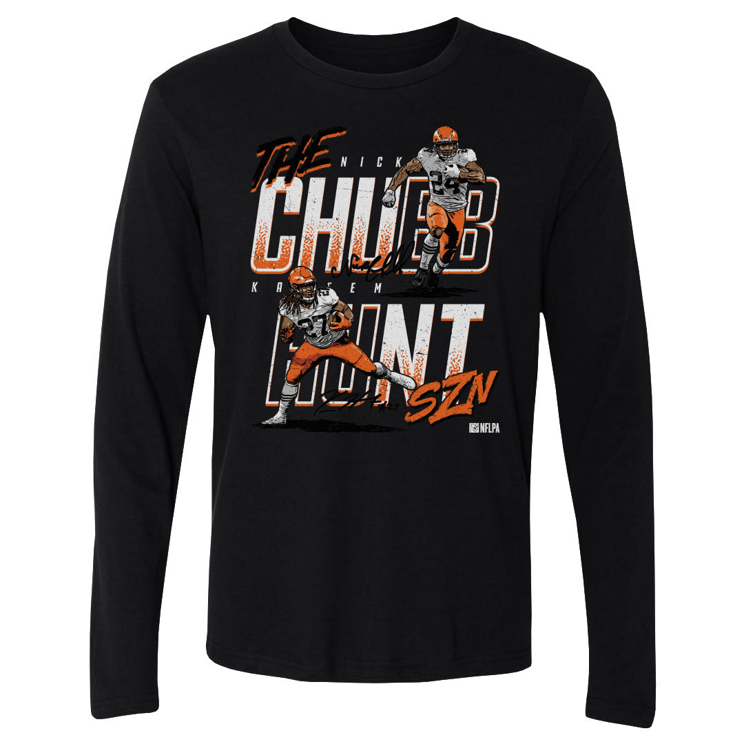 Nick Chubb Men's Long Sleeve T-Shirt | 500 LEVEL