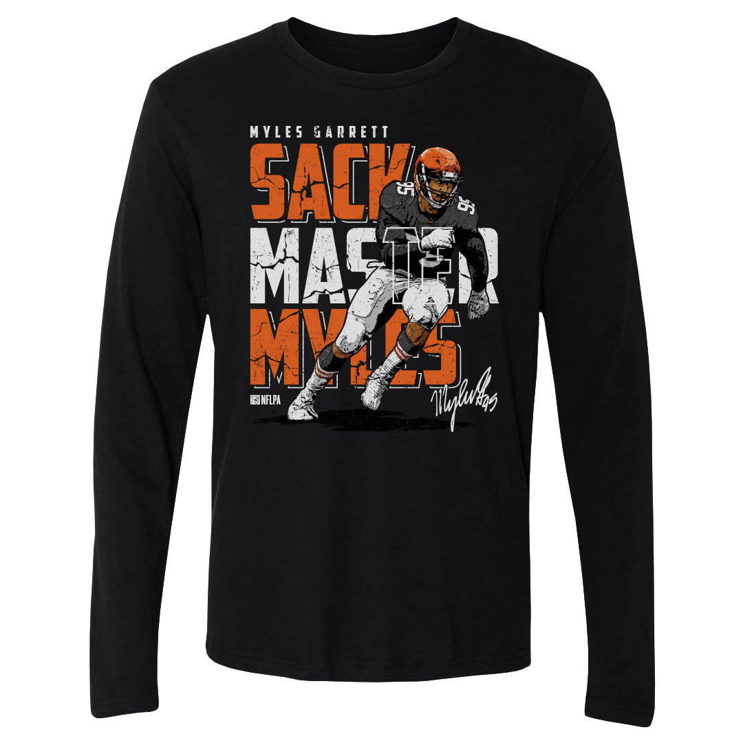 Myles Garrett Men's Long Sleeve T-Shirt | 500 LEVEL