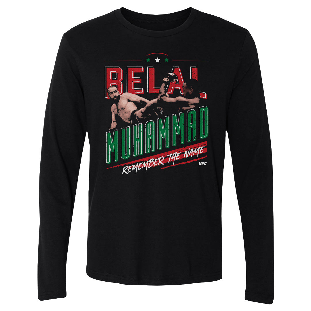 Belal Muhammad Men's Long Sleeve T-Shirt | 500 LEVEL