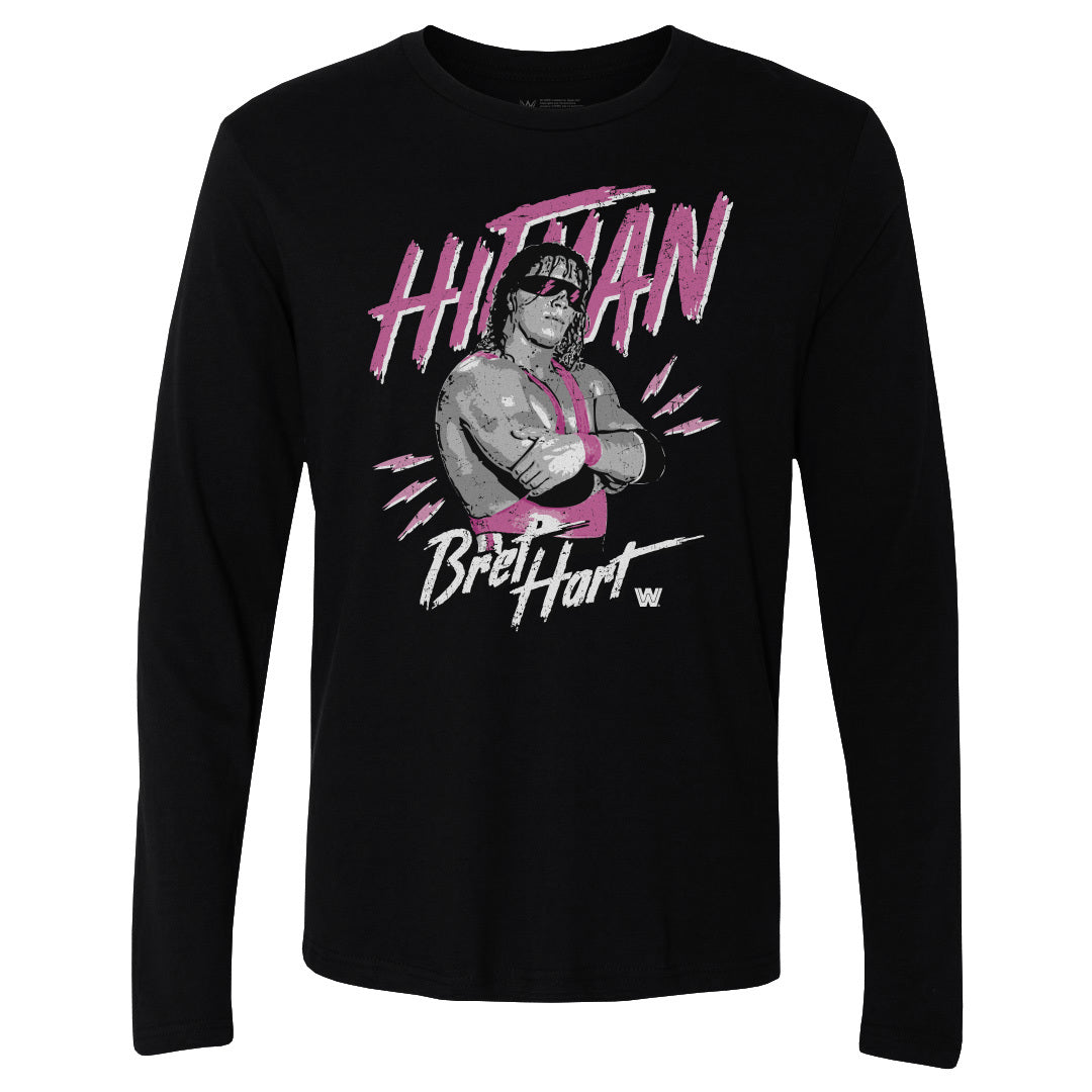 Bret Hart Men's Long Sleeve T-Shirt | 500 LEVEL