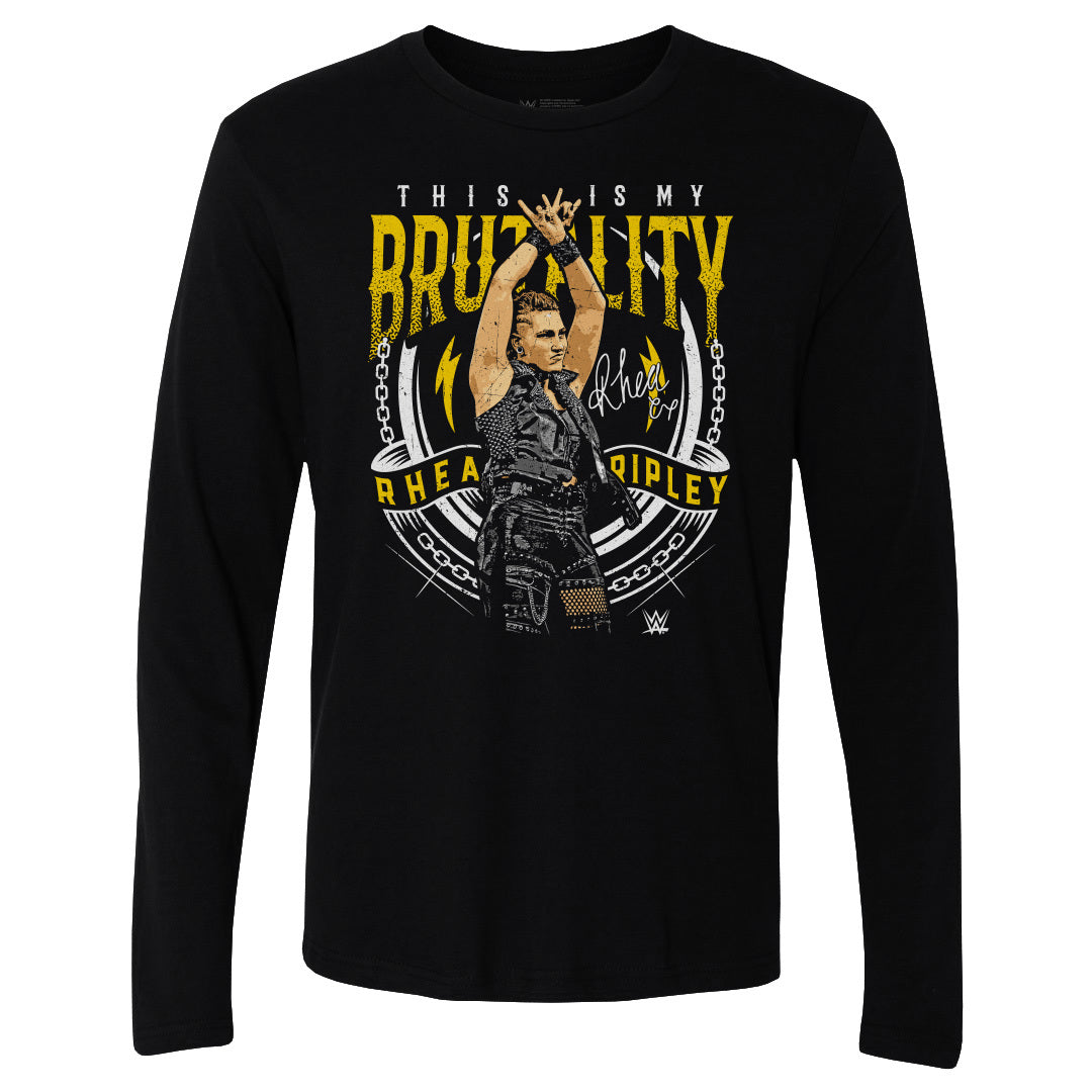 Rhea Ripley Men's Long Sleeve T-Shirt | 500 LEVEL