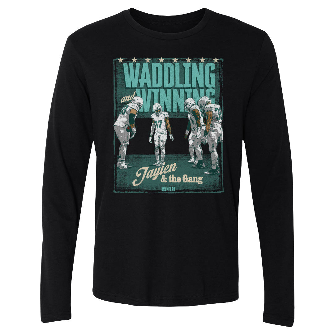 Jaylen Waddle Men's Long Sleeve T-Shirt | 500 LEVEL
