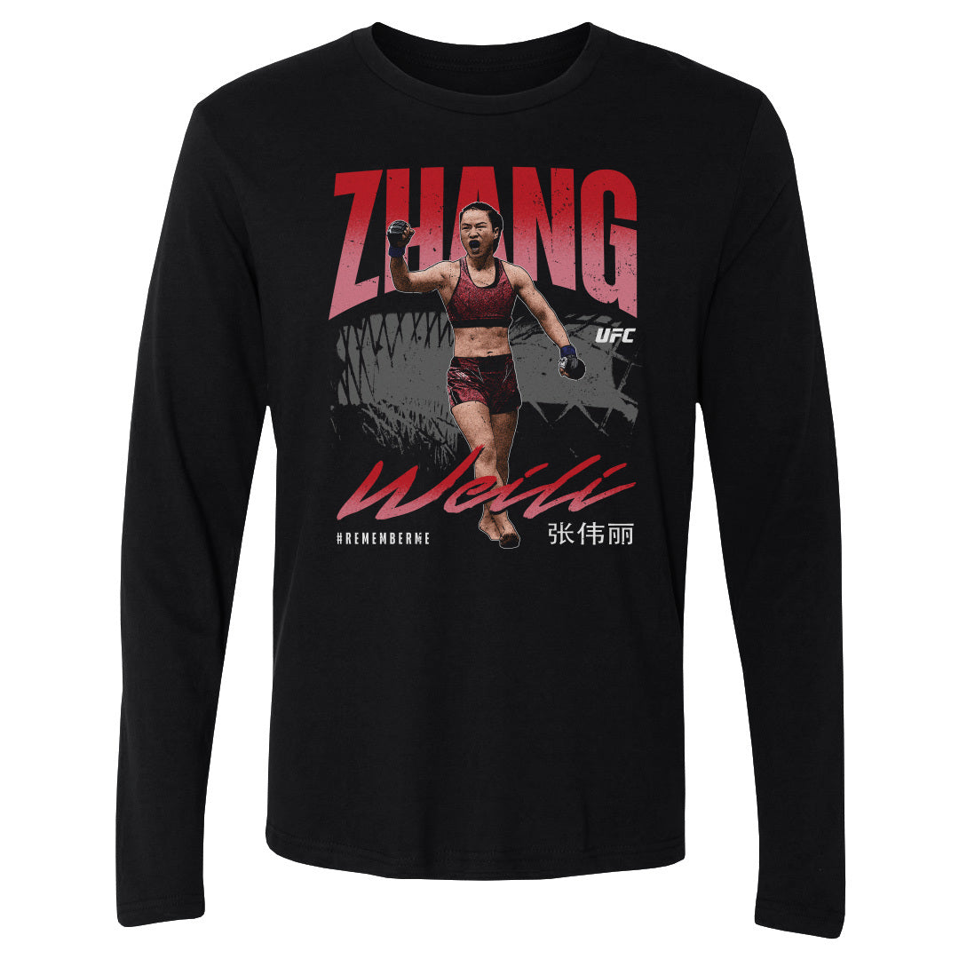 Zhang Weili Men's Long Sleeve T-Shirt | 500 LEVEL