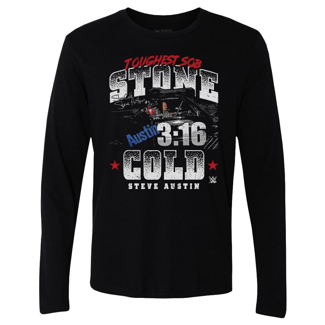 Stone Cold Steve Austin Men's Long Sleeve T-Shirt | 500 LEVEL