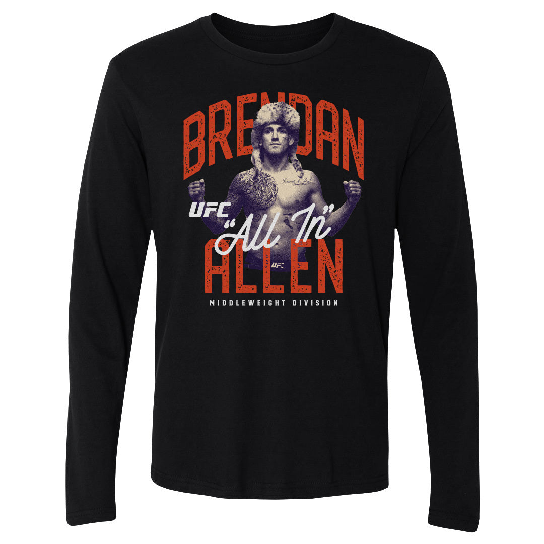 Brendan Allen Men's Long Sleeve T-Shirt | 500 LEVEL
