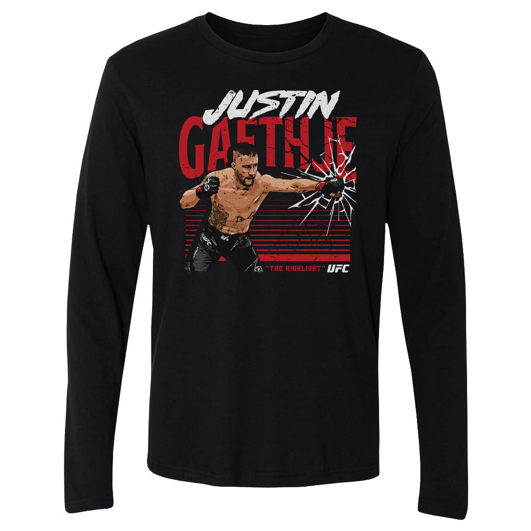Justin Gaethje Men's Long Sleeve T-Shirt | 500 LEVEL
