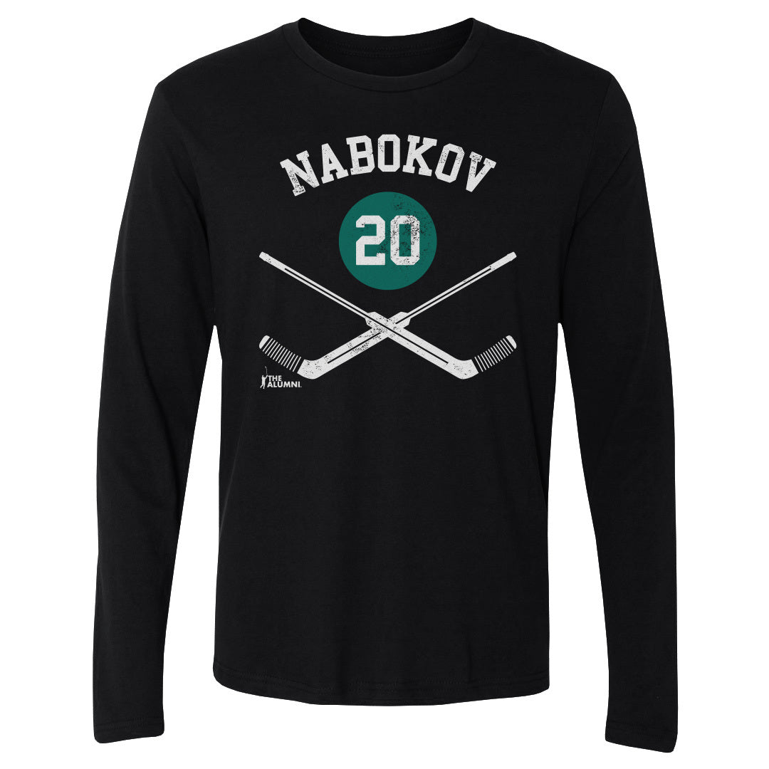 Evgeni Nabokov Men's Long Sleeve T-Shirt | 500 LEVEL