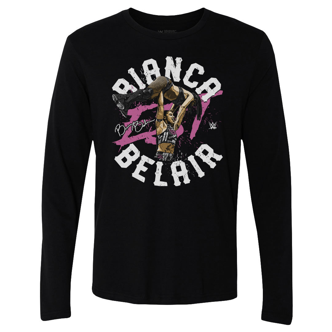 Bianca Belair Men's Long Sleeve T-Shirt | 500 LEVEL