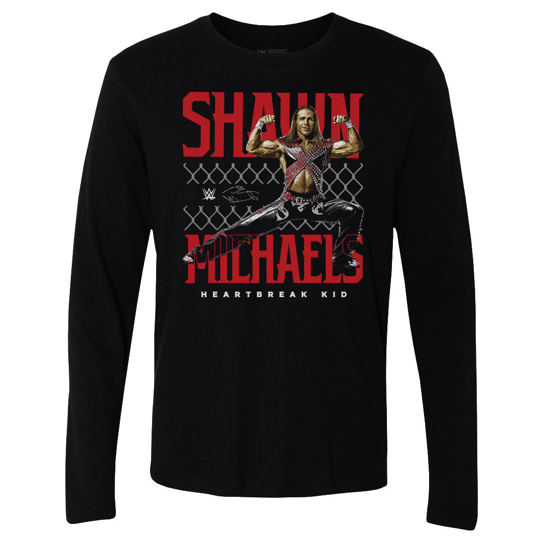 Shawn Michaels Men's Long Sleeve T-Shirt | 500 LEVEL