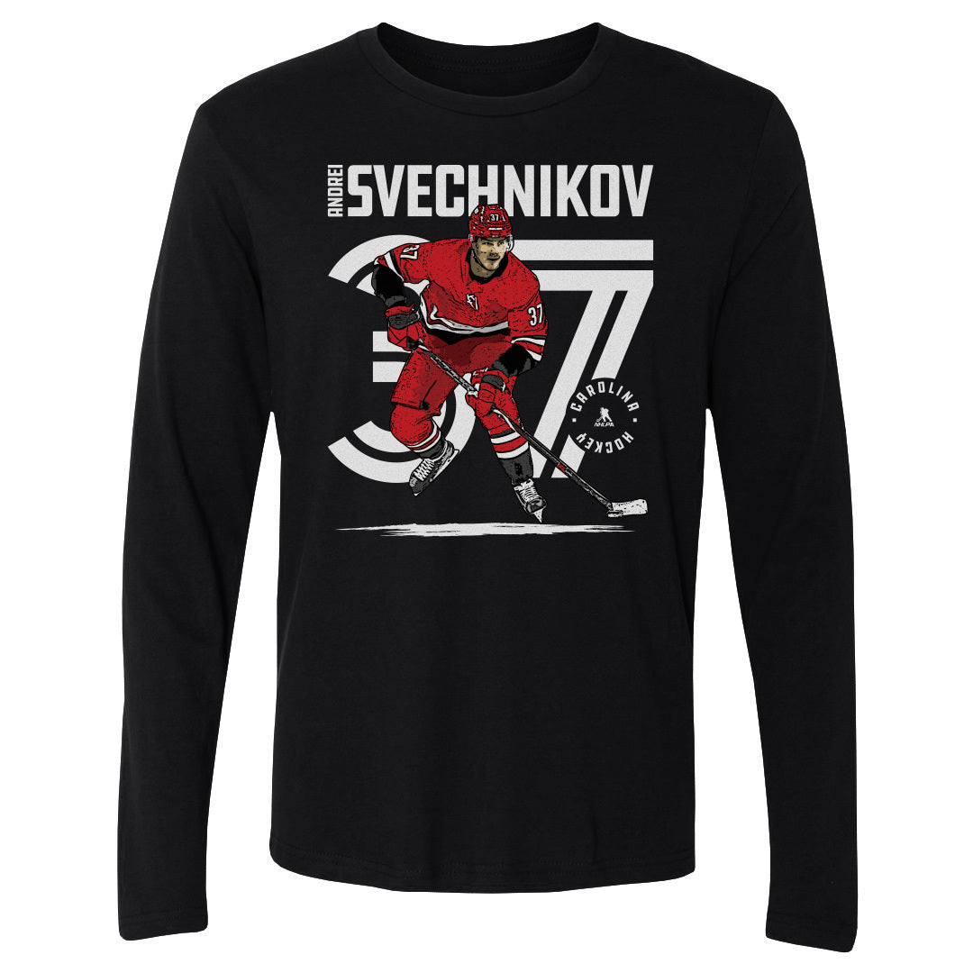 Andrei Svechnikov Men's Long Sleeve T-Shirt | 500 LEVEL