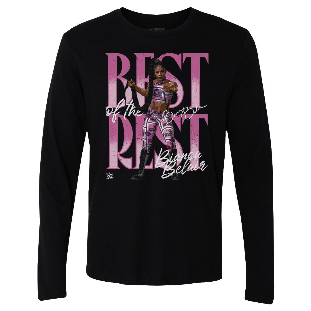 Bianca Belair Men's Long Sleeve T-Shirt | 500 LEVEL