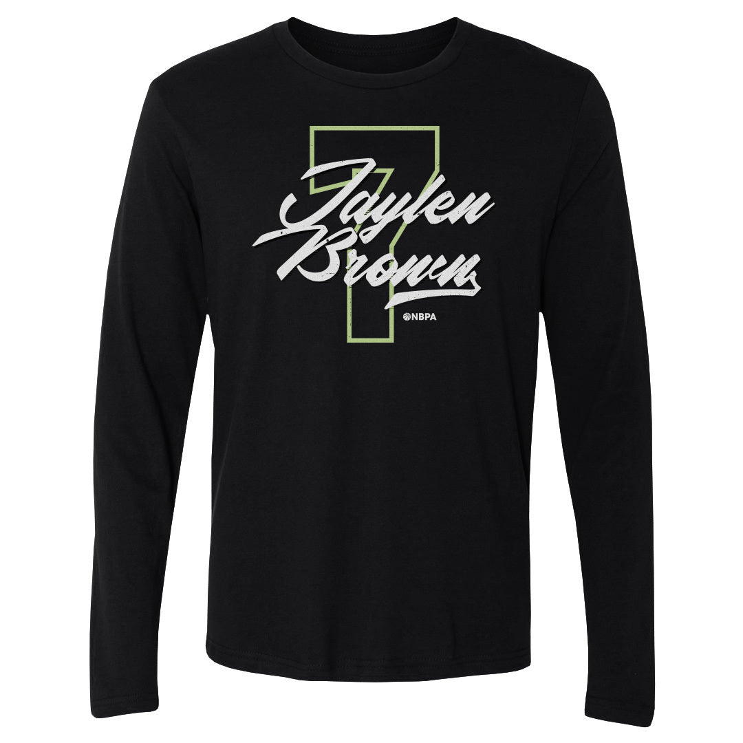 Jaylen Brown Men's Long Sleeve T-Shirt | 500 LEVEL