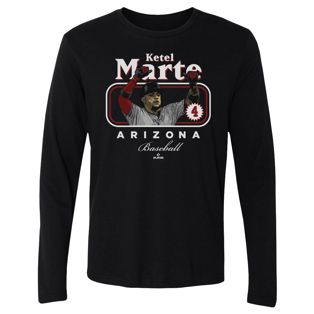 Ketel Marte Men's Long Sleeve T-Shirt | 500 LEVEL