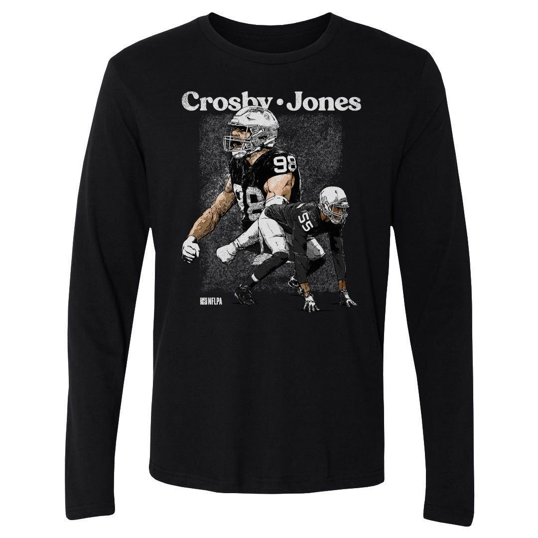 Maxx Crosby Men's Long Sleeve T-Shirt | 500 LEVEL