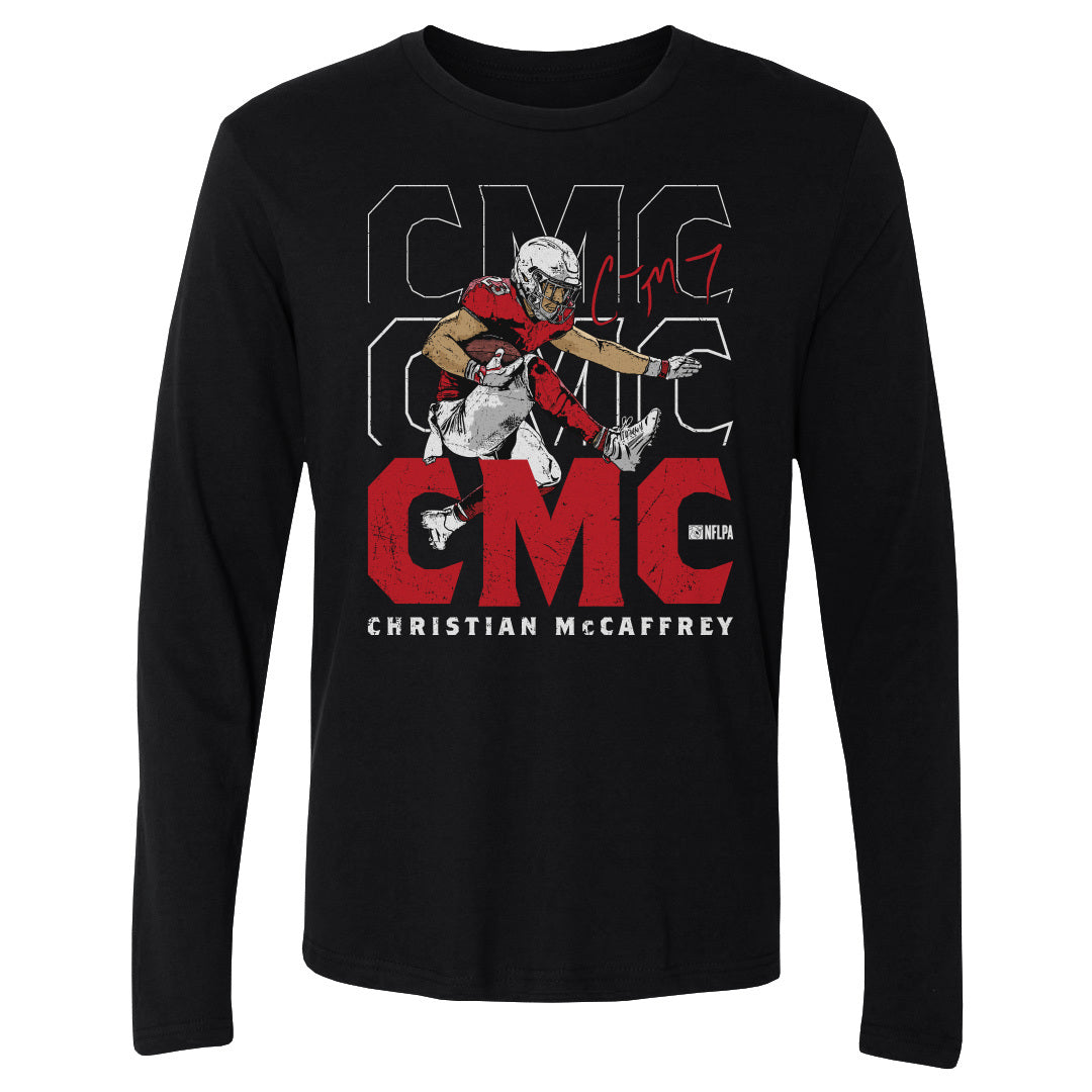 Christian McCaffrey Men's Long Sleeve T-Shirt | 500 LEVEL