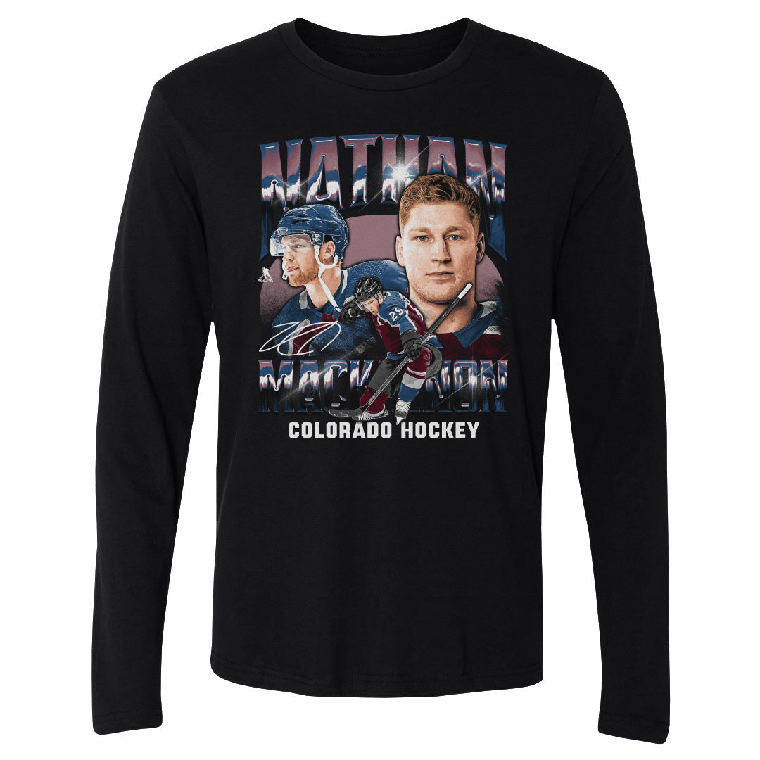 Nathan MacKinnon Men's Long Sleeve T-Shirt | 500 LEVEL