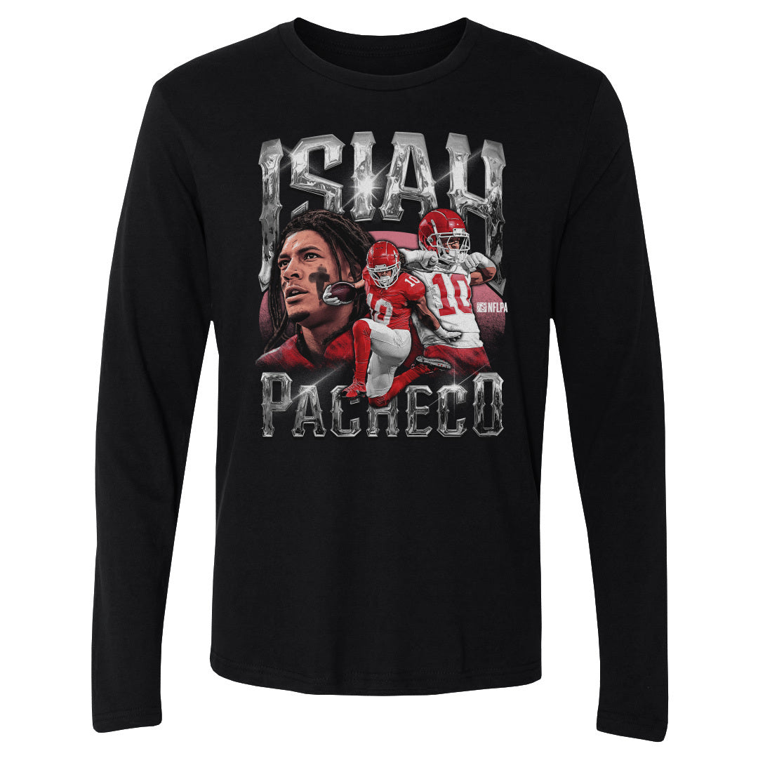 Isiah Pacheco Men's Long Sleeve T-Shirt | 500 LEVEL