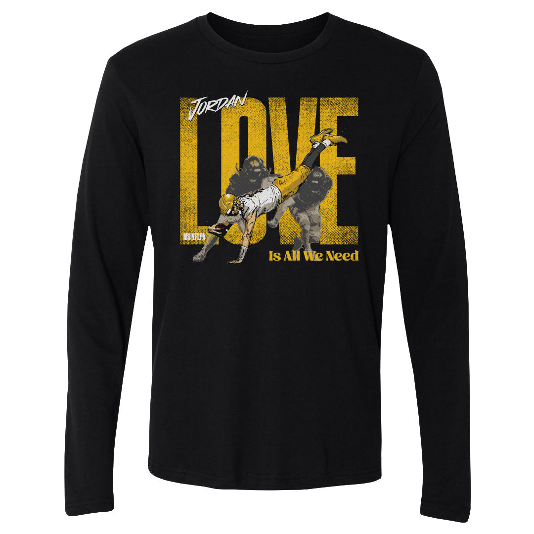 Jordan Love Men's Long Sleeve T-Shirt | 500 LEVEL