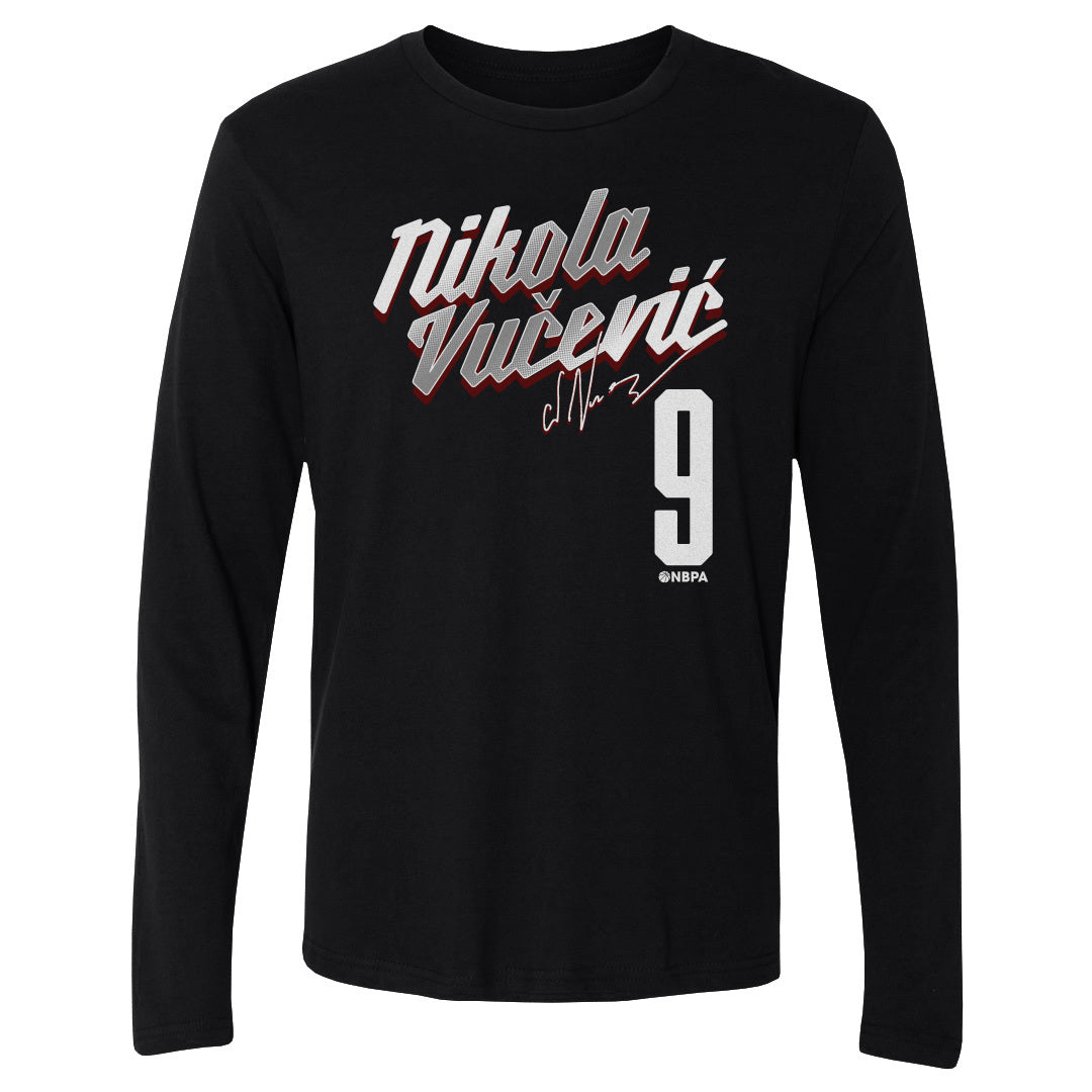 Nikola Vucevic Men's Long Sleeve T-Shirt | 500 LEVEL