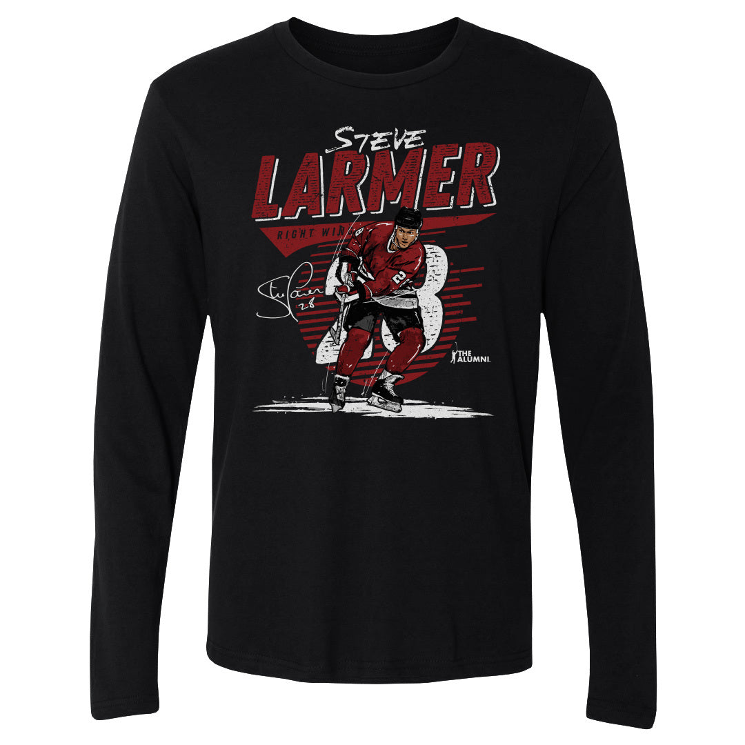 Steve Larmer Men's Long Sleeve T-Shirt | 500 LEVEL
