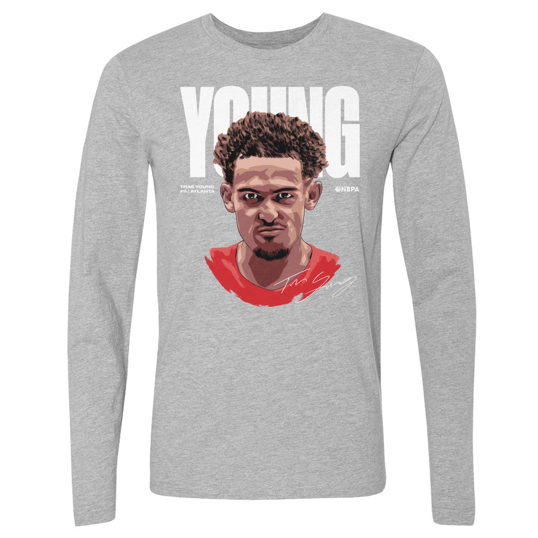 Trae Young Men's Long Sleeve T-Shirt | 500 LEVEL