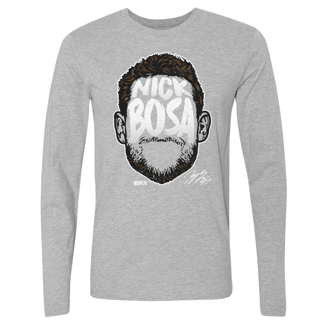 Nick Bosa Men's Long Sleeve T-Shirt | 500 LEVEL