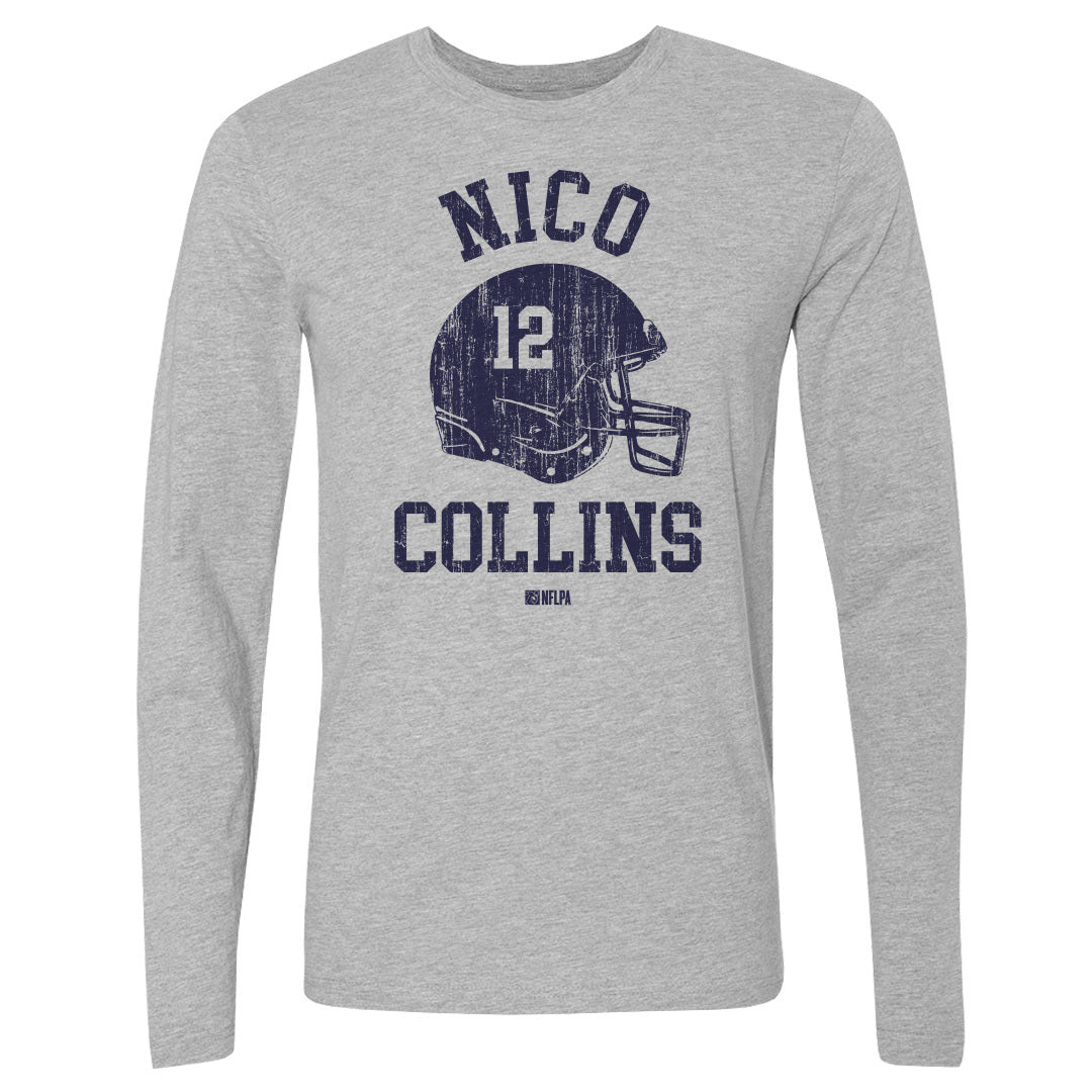 Nico Collins Men's Long Sleeve T-Shirt | 500 LEVEL