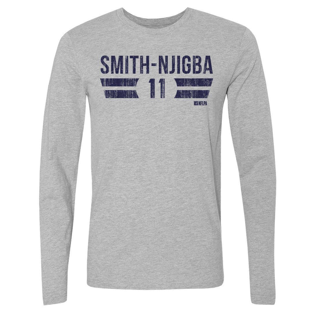 Jaxon Smith-Njigba Men's Long Sleeve T-Shirt | 500 LEVEL