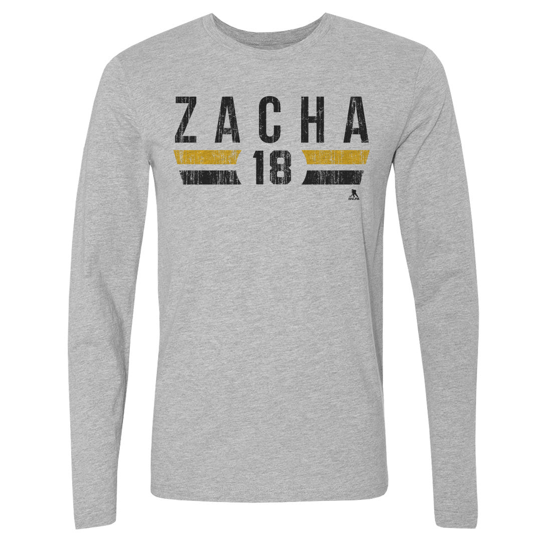 Pavel Zacha Men's Long Sleeve T-Shirt | 500 LEVEL