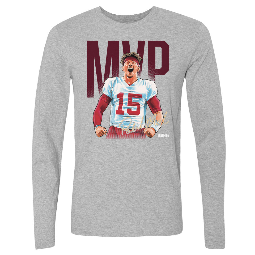 Patrick Mahomes Men's Long Sleeve T-Shirt | 500 LEVEL