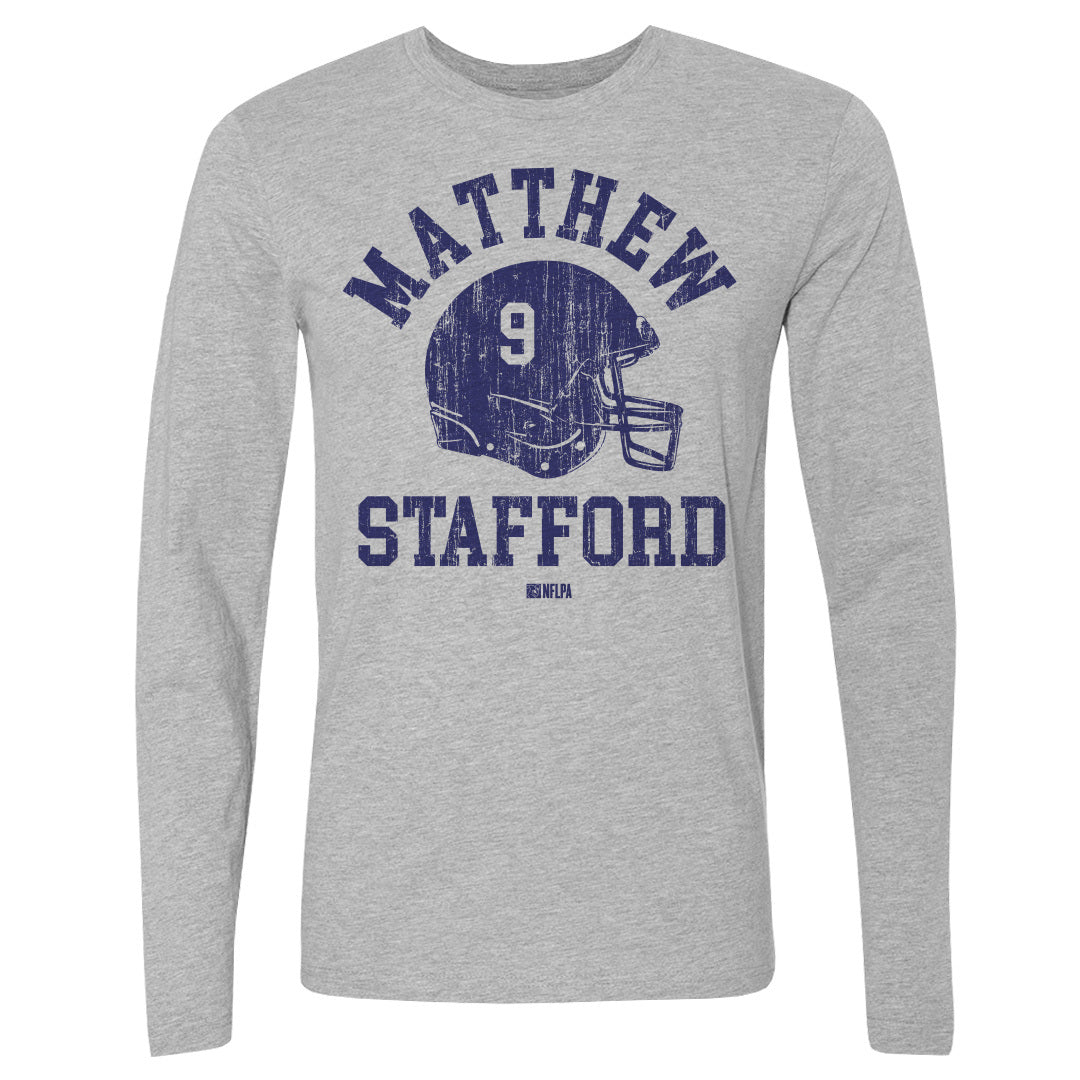 Matthew Stafford Men's Long Sleeve T-Shirt | 500 LEVEL