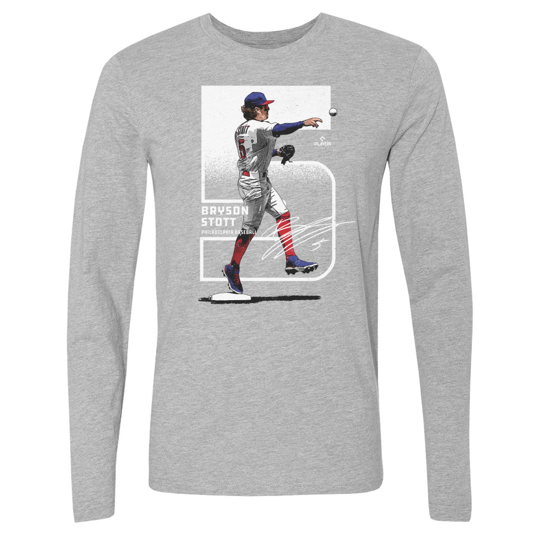 Bryson Stott Men's Long Sleeve T-Shirt | 500 LEVEL