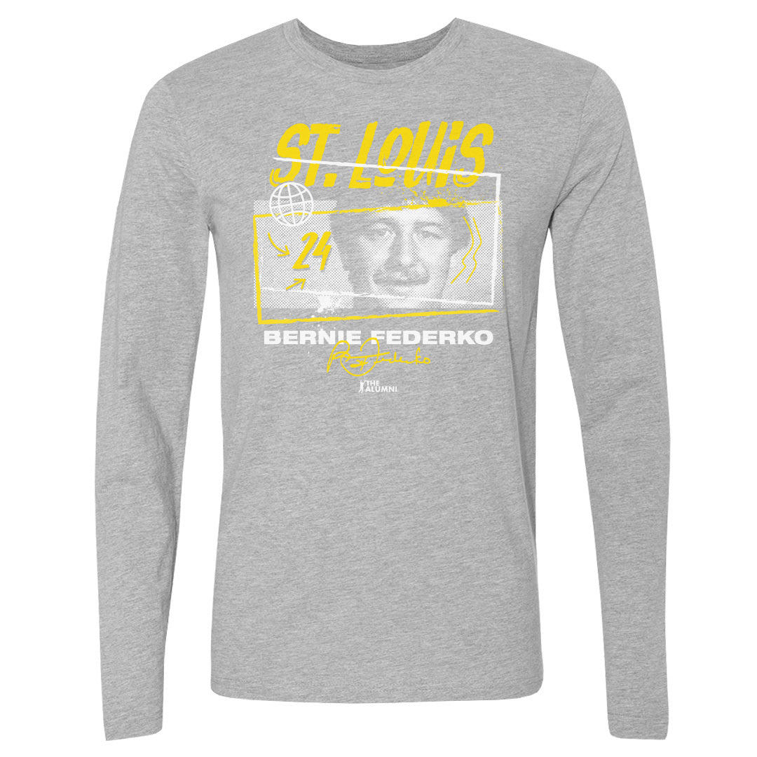 Bernie Federko Men's Long Sleeve T-Shirt | 500 LEVEL